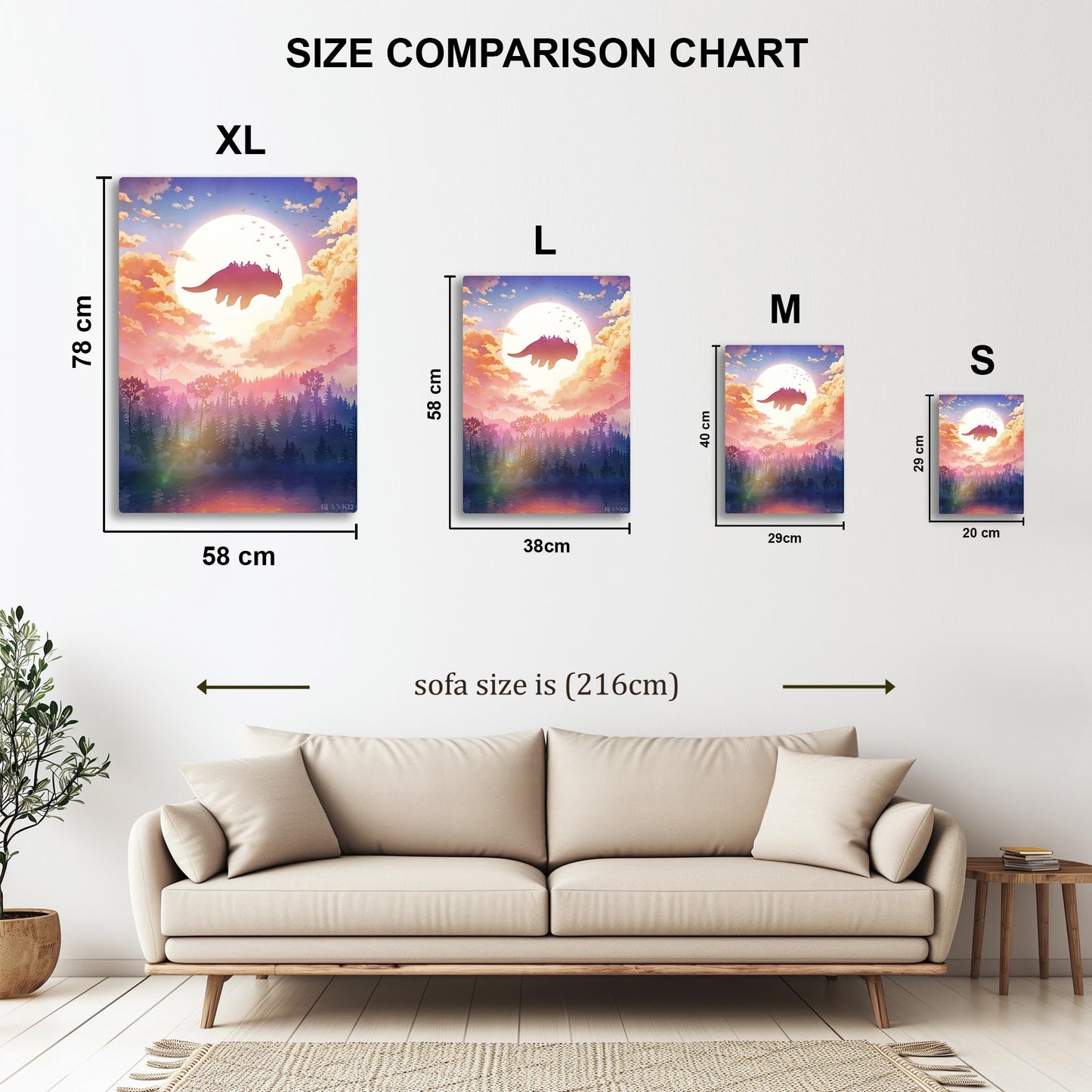 Flying Appa metal poster