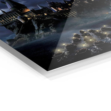 Hogwarts Boats metal poster