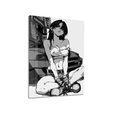 Anime Girl With Car