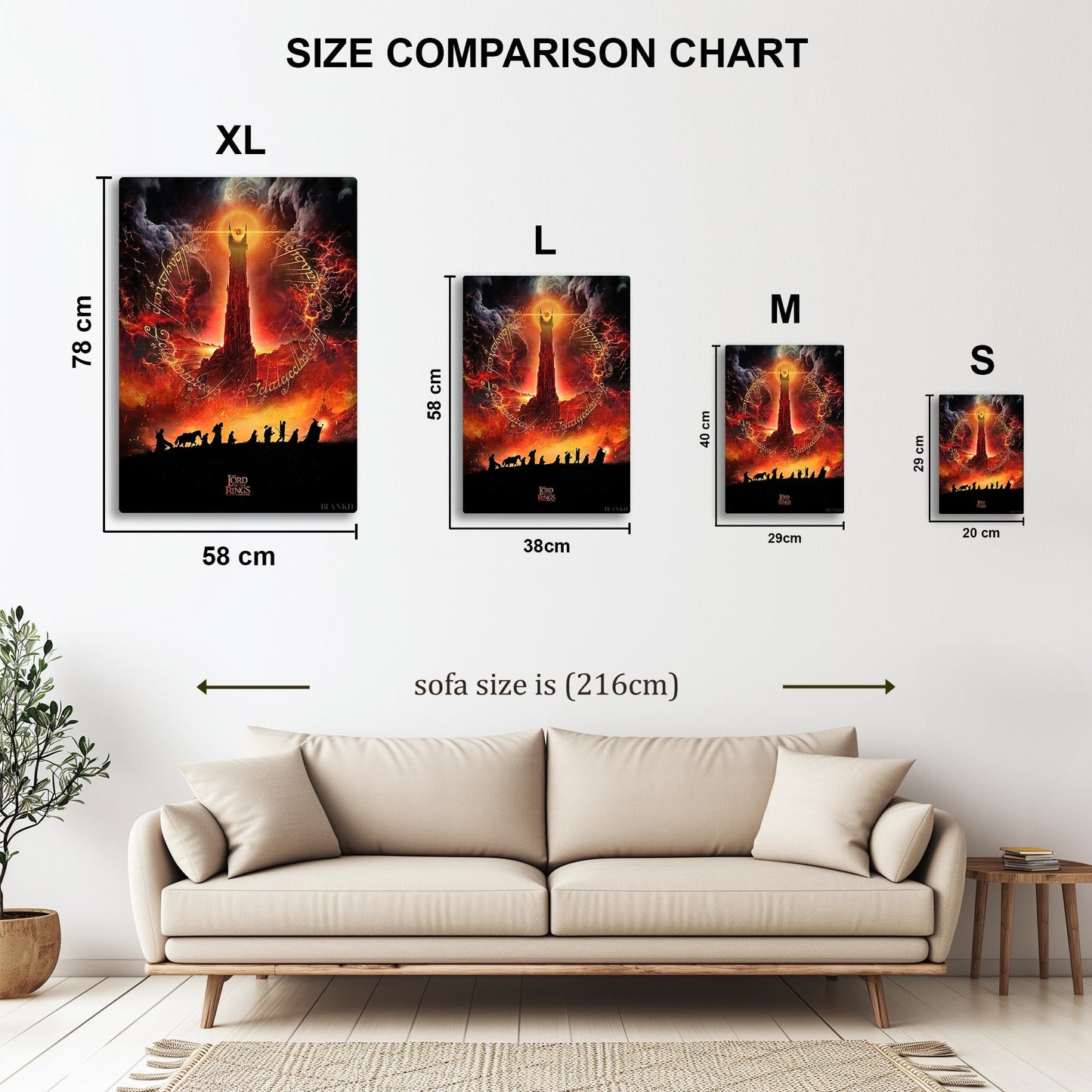 One to Rule Them All metal poster