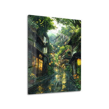 The Hidden Alley metal poster