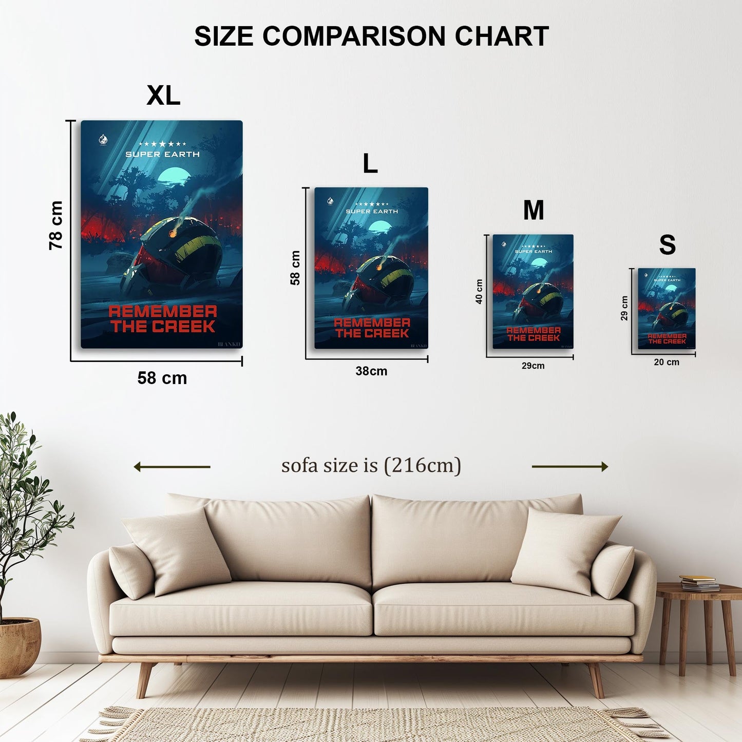 Remember the Creek metal poster