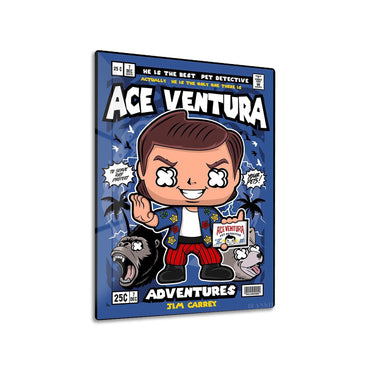 Ace Ventura Adventures Comic Book Cover metal poster
