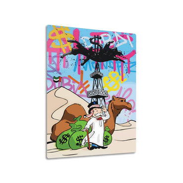 Alec Monopoly Dubai Oil | Graffiti
