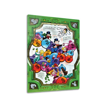 Alec Monopoly Green Frame | Graffiti