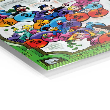 Alec Monopoly Green Frame | Graffiti