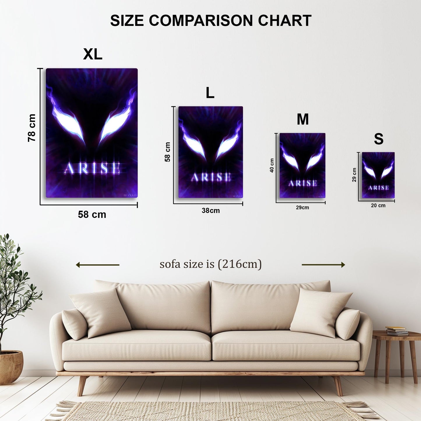 Arise Eyes of The Abyss metal poster