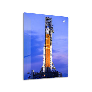 Artemis I mission metal poster