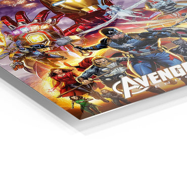 Avengers Endgame Comic metal poster
