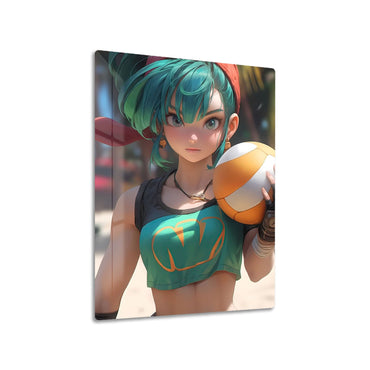 Beach Volleyball Girl Determined