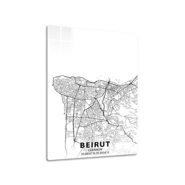 Beirut Minimalist Map