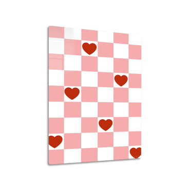 Checkerboard Hearts