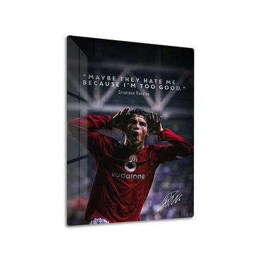 Cristiano Ronaldo Quote Portrait