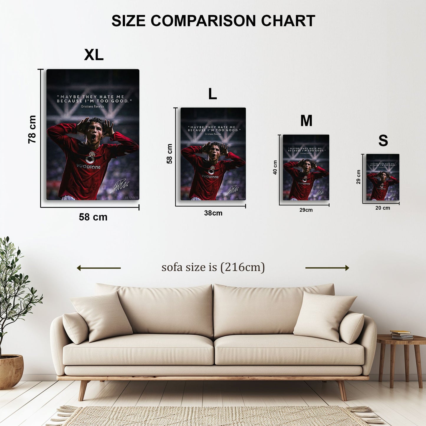 Cristiano Ronaldo Quote Portrait