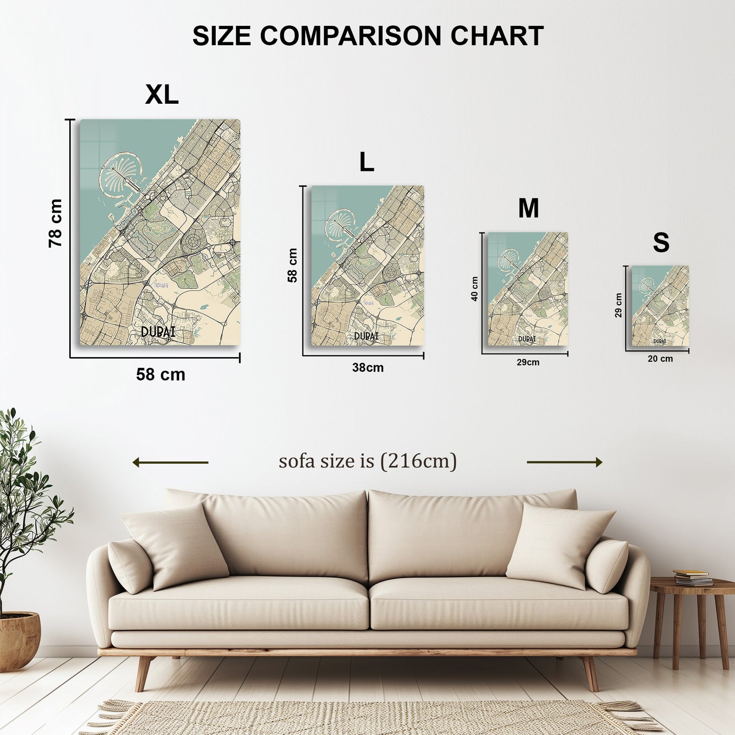 Dubai City Map