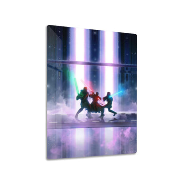 Duel of Fates metal poster