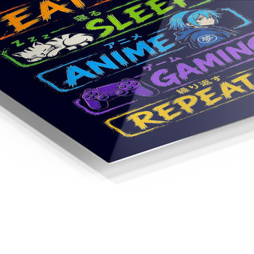 Eat Sleep Anime Gaming Repeat