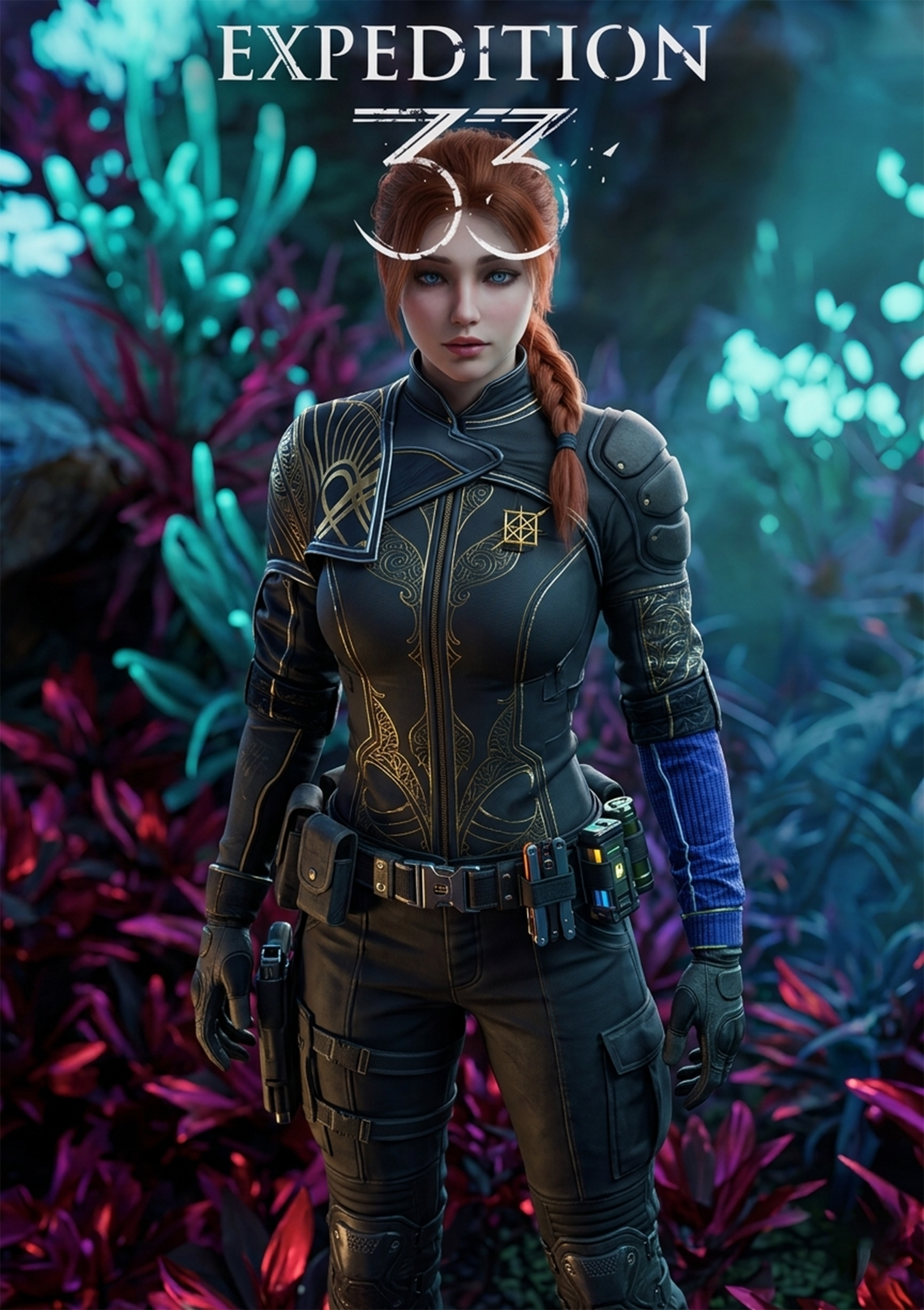 Expedition 33 - Maelle metal poster artwork