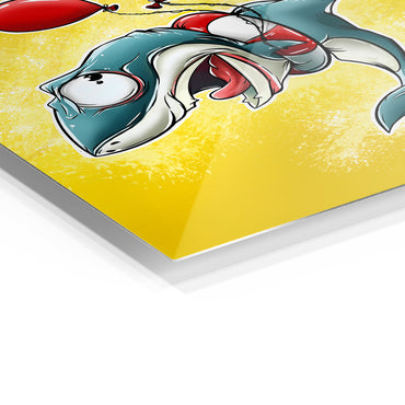 Floating Shark