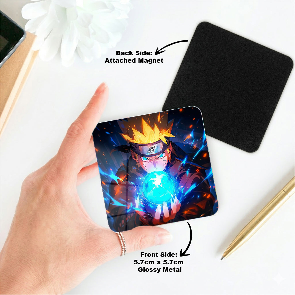 MINI METAL MAGNET NARUTO PACK