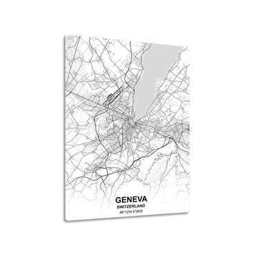 Geneva Switzerland City Map