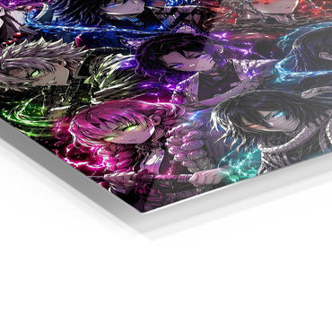 Giyu and Shinobu metal poster
