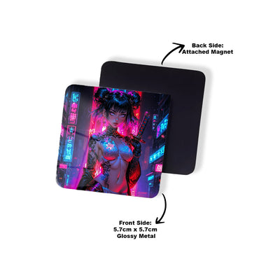 MINI METAL MAGNET ANIME GIRL PACK