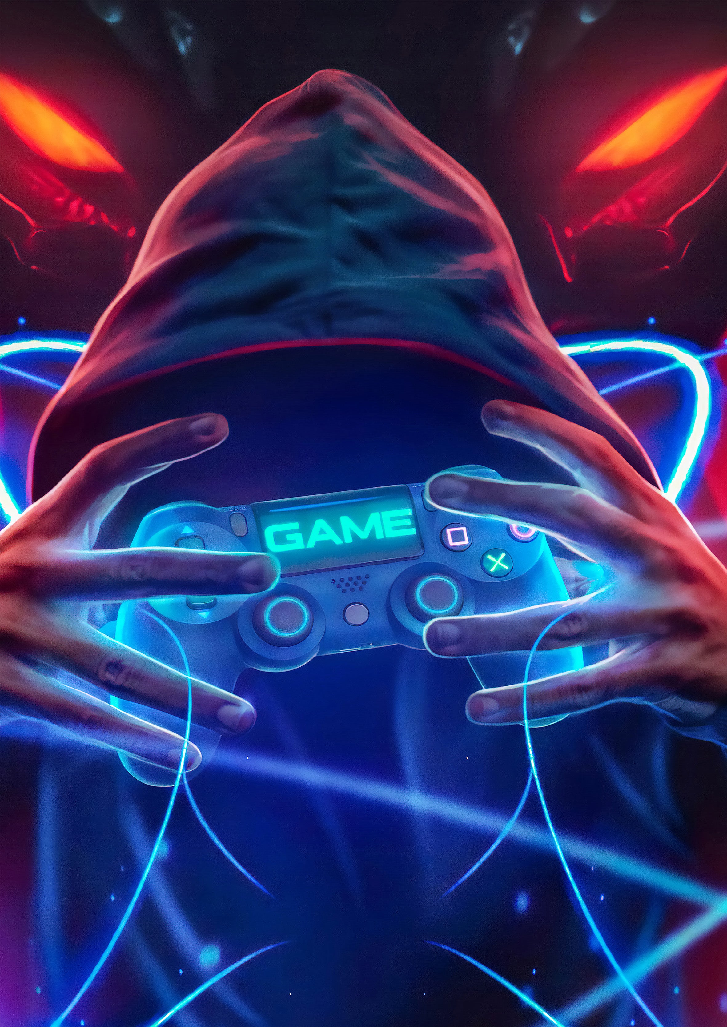 Lets Game metal poster artwork