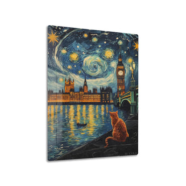 London Night Sky metal poster