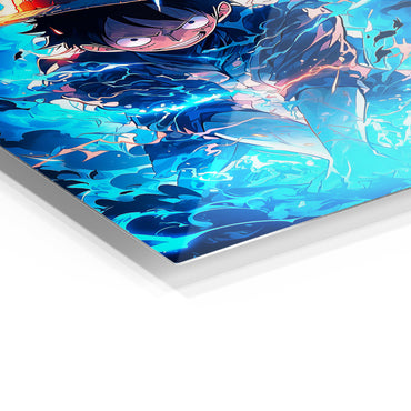 Luffy Blue Flame
