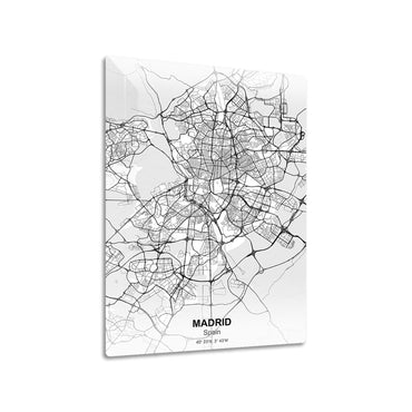Madrid Spain City Map