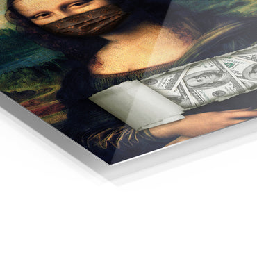 Mona Lisa with Face Mask