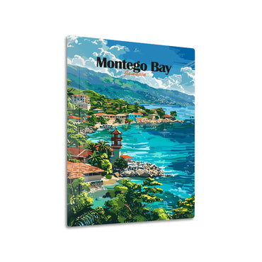 Montego Bay Jamaica Travel Poster