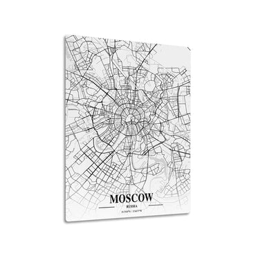 Moscow Russia City Map