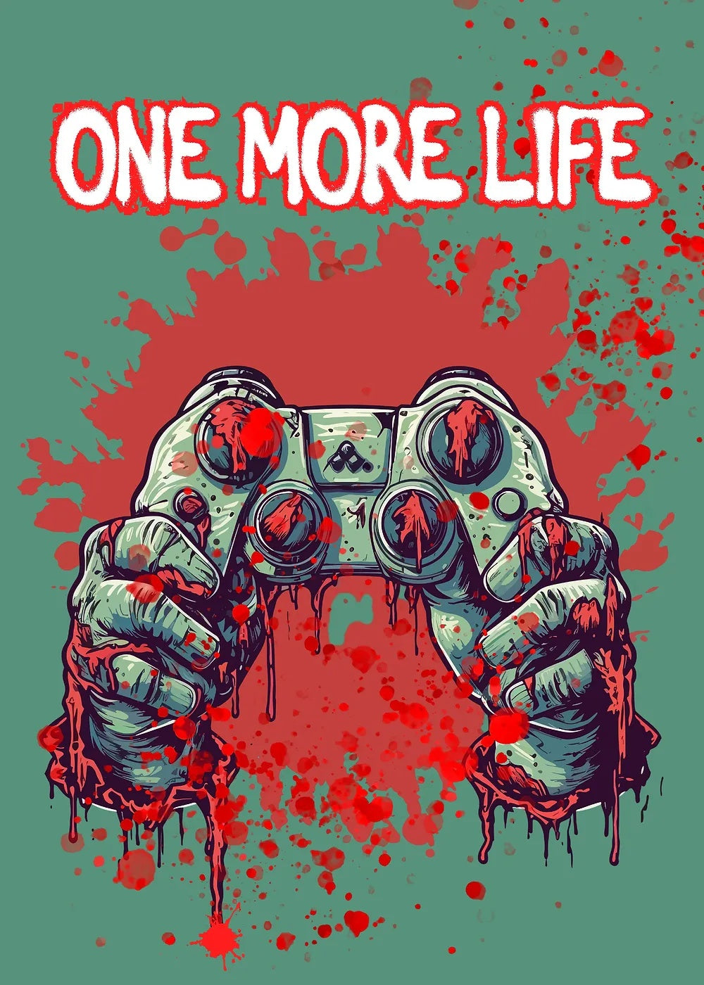 One More Life metal poster artwork