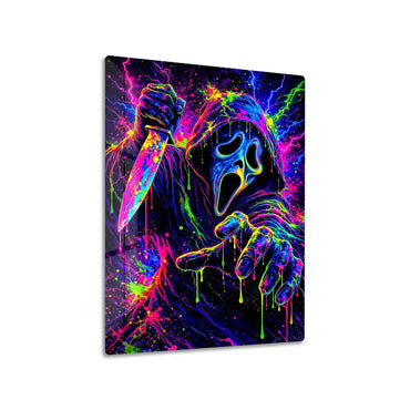 Psychedelic Ghostface metal poster