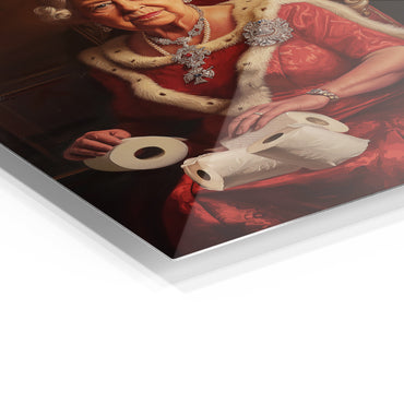 Queen Elizabeth With Toilet Paper