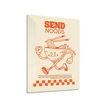 Send Noods Ramen metal poster