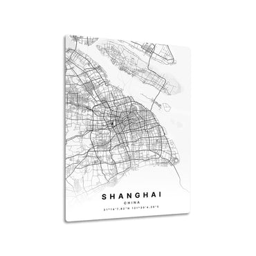 Shanghai China City Map