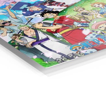 Straw Hats in Wano metal poster