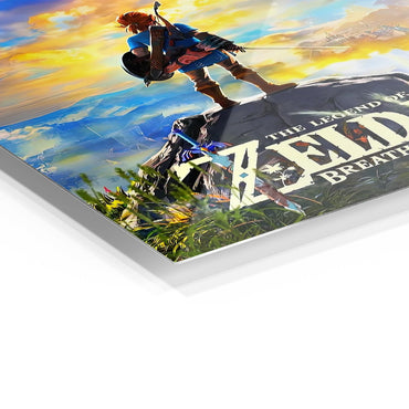 Breath of the Wild Link metal poster