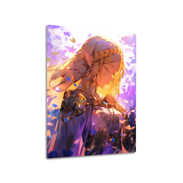 Zelda Serene metal poster