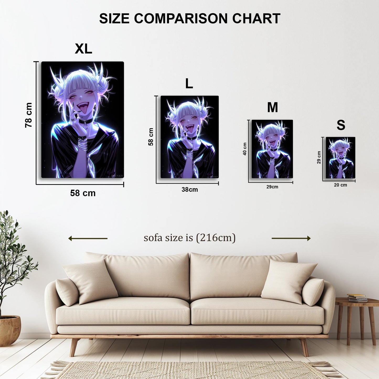 Himiko Toga metal poster