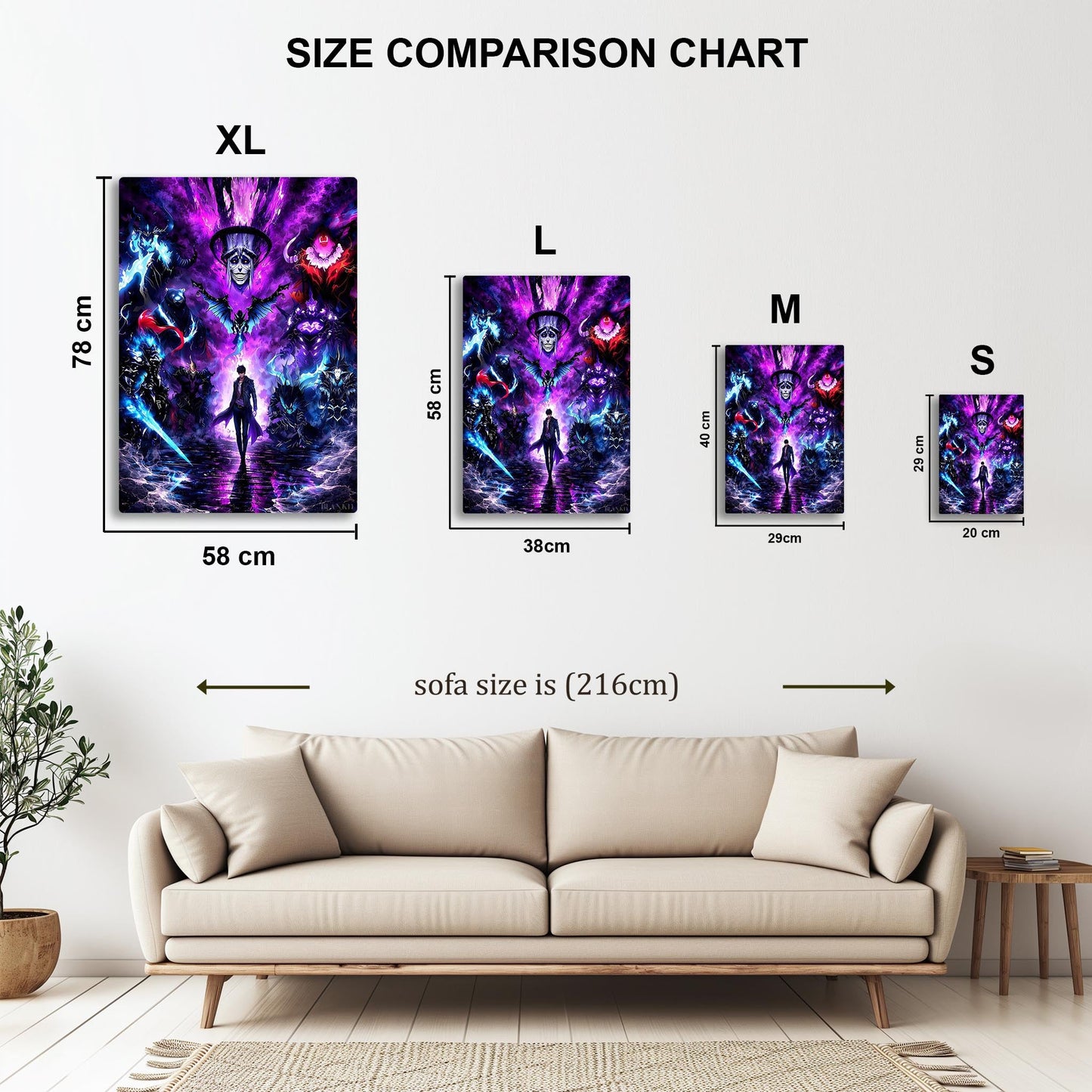 Sung Jinwoo metal poster
