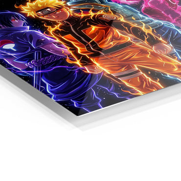 Naruto Rasengan metal poster
