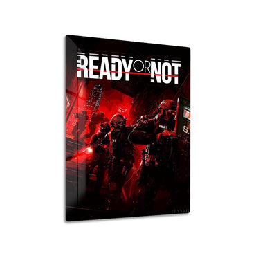 Ready or Not metal poster