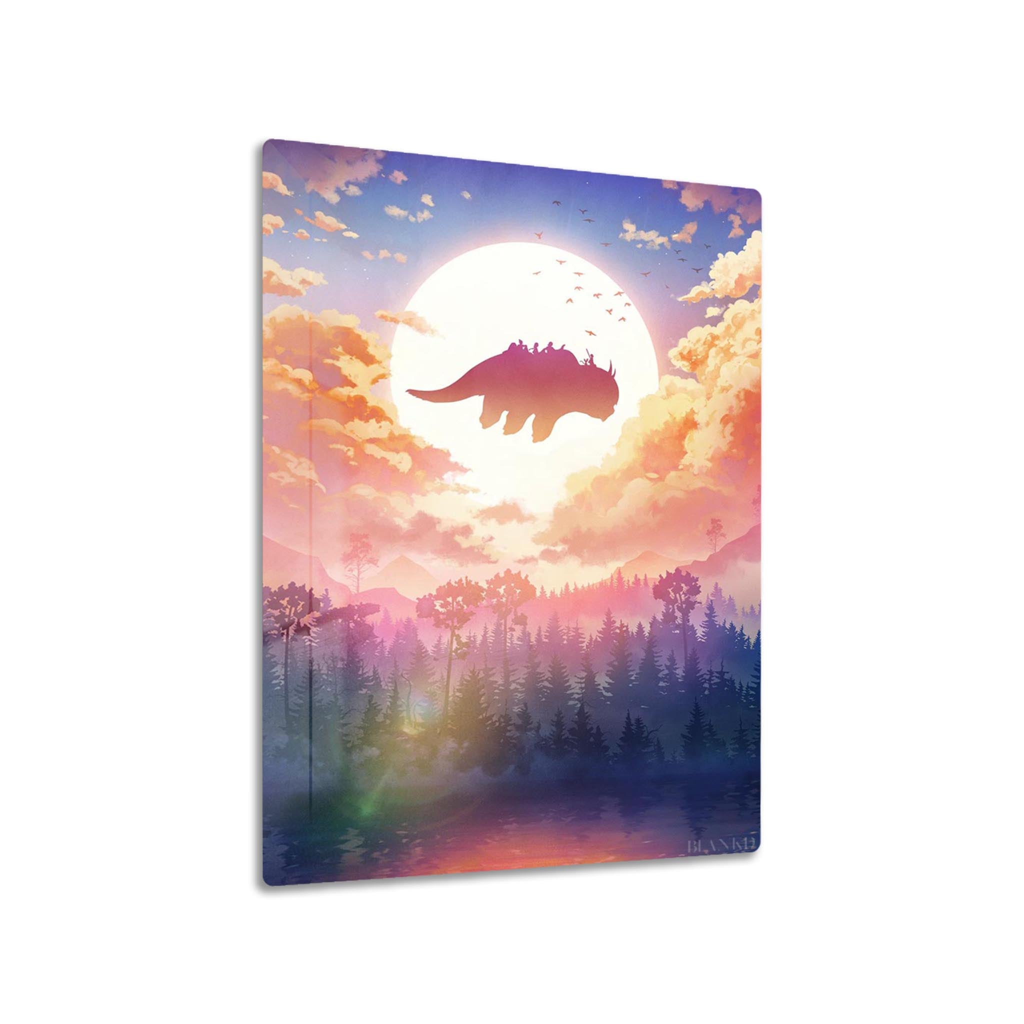 Flying Appa metal poster