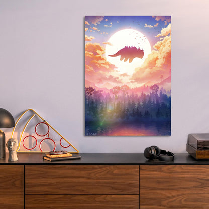 Flying Appa metal poster