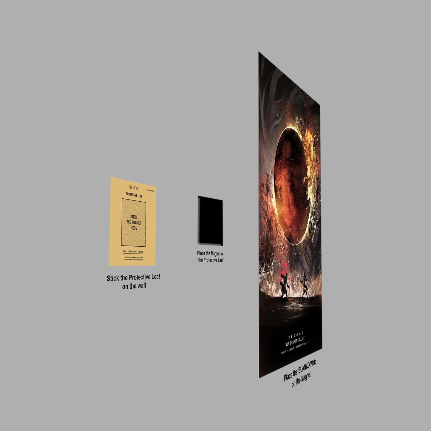 Maelle vs Verso metal poster