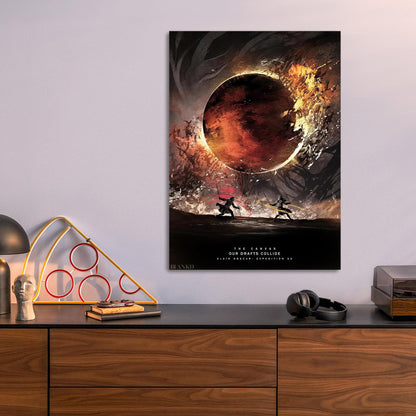 Maelle vs Verso metal poster